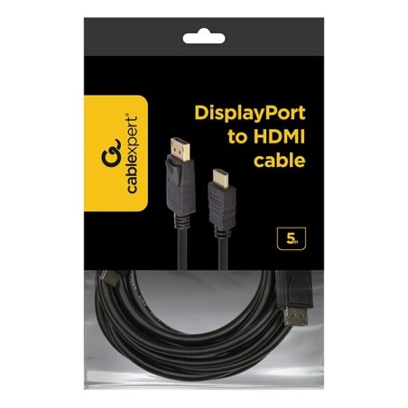 Gembird cable displayport a hdmi 5m negro