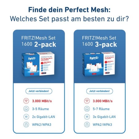 Fritz mesh set 1600 3-pack perp