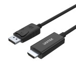 Unitek cable displayport - hdmi 1.80m negro y-5118ca