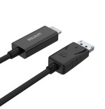 Unitek cable displayport - hdmi 1.80m negro y-5118ca