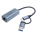 Inca adaptador iutp-01tx ethernet  usb und typ c anschluss