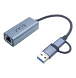 Inca adaptador iutp-01tx ethernet  usb und typ c anschluss