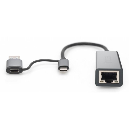 Inca adaptador iutp-01tx ethernet  usb und typ c anschluss
