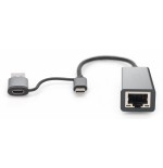 Inca adaptador iutp-01tx ethernet  usb und typ c anschluss