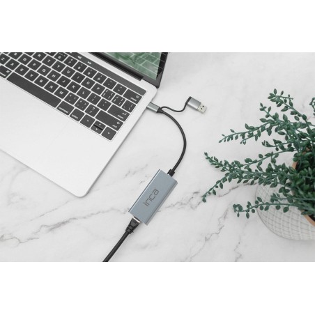 Inca adaptador iutp-01tx ethernet  usb und typ c anschluss
