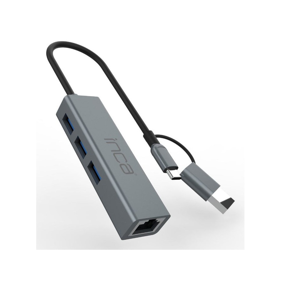 Inca adaptador iutp-03tx ethernet  usb und typ-c 1000mbit s