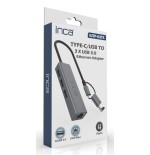 Inca adaptador iutp-03tx ethernet  usb und typ-c 1000mbit s