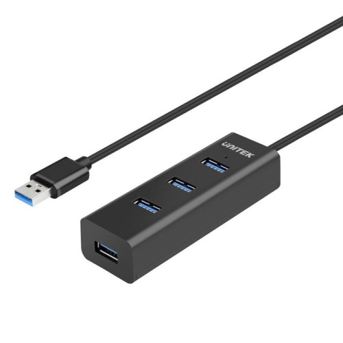Unitek y-3089 hub 4x puertos usb 3.0. negro y-3089