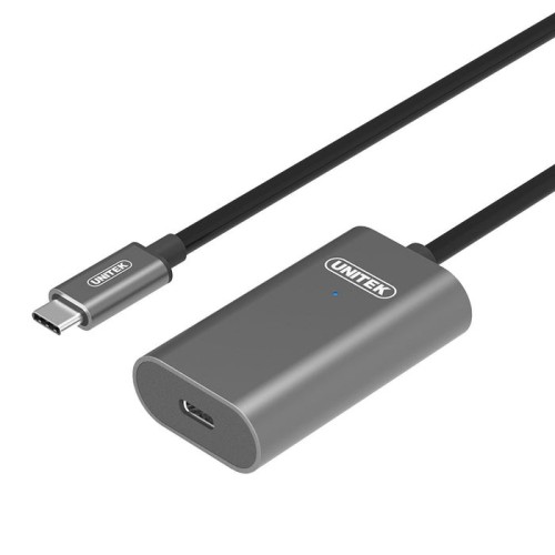 Unitek u305a cable usb-c 3.1 extensión activa, 5 m, h / m u305a