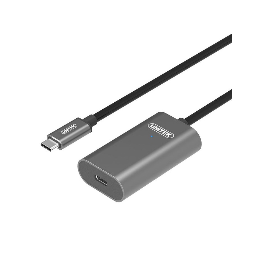 Unitek u305a cable usb-c 3.1 extensión activa, 5 m, h / m u305a