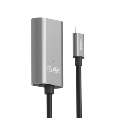 Unitek u305a cable usb-c 3.1 extensión activa, 5 m, h / m u305a