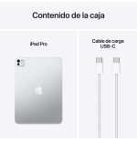Apple ipad pro m5 silber, 2tb ssd, standardglas, me6a4ty a