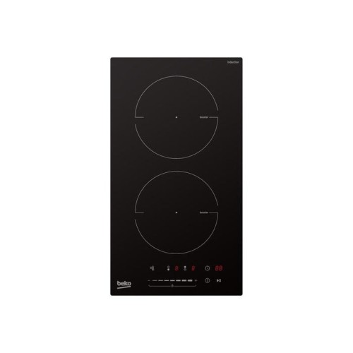 Beko hdi32400to hob, induction, width 28.8cm, 2 cooking zones, touch control, black