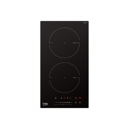 Beko hdi32400to hob, induction, width 28.8cm, 2 cooking zones, touch control, black