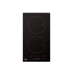 Beko hdi32400to hob, induction, width 28.8cm, 2 cooking zones, touch control, black