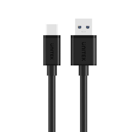 Unitek cable usb type-c a usb 3.1, 1mt y-c474bk