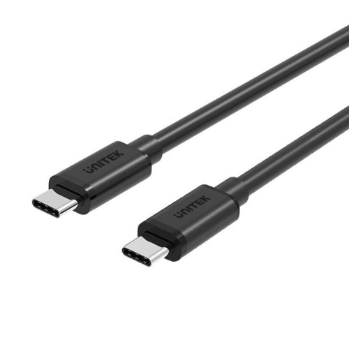 Unitek y-c477bk cable usb 1 m 3.2 gen 1 (3.1 gen 1) usb c negro