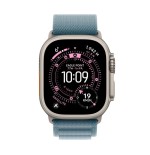 Watch ultra 3 gps + cellular 49mm koperta 49 mm z tytanu w kolorze naturalnym opaska alpine w kolorze jasnoazulm - rozmiar s