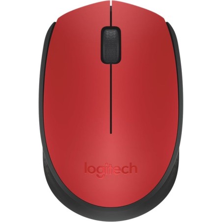 Logitech raton m171 inalambrico rojo 910-004641