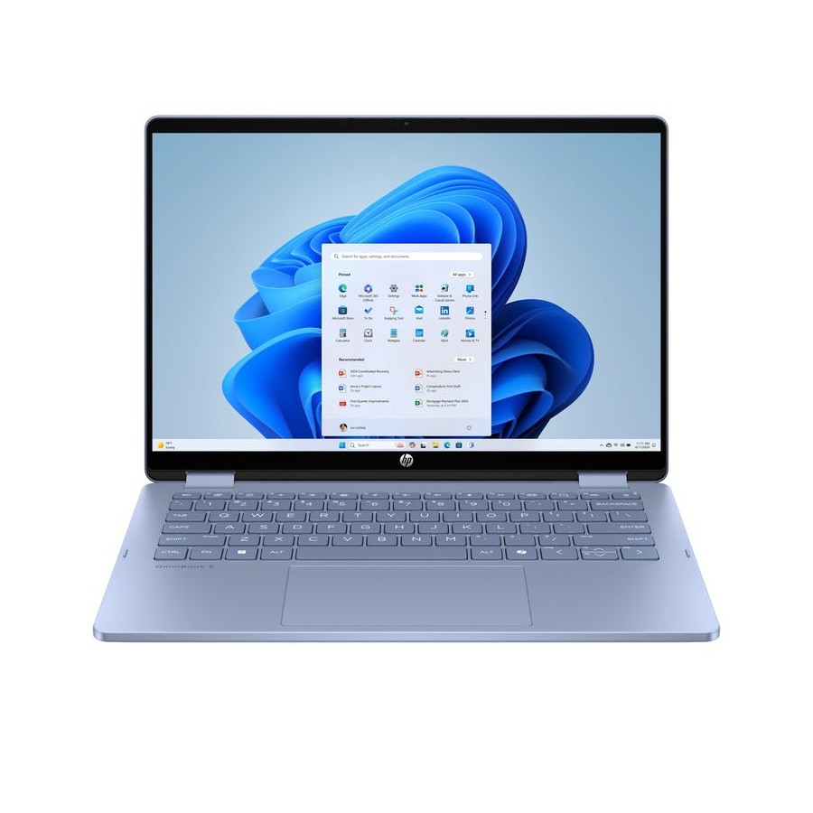 Portátil convertible hp omnibook 5 flip 14-fp0044ns intel core 5-120u 16gb 1tb ssd 14' táctil win11