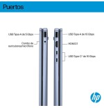 Portátil convertible hp omnibook 5 flip 14-fp0044ns intel core 5-120u 16gb 1tb ssd 14' táctil win11