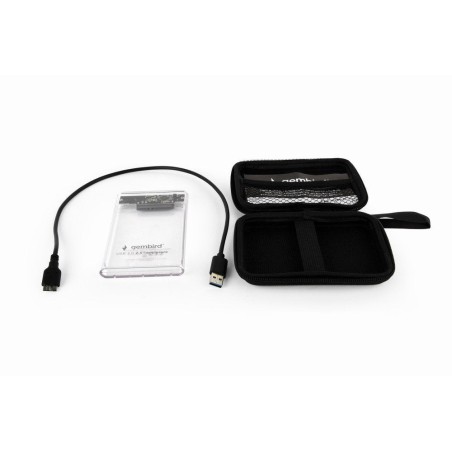 Gembird caja externa usb 3.0 para disco duro 2.5'' plastico transparente ee2-u3s9-6