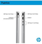 Portátil convertible hp omnibook 5 flip 14-fp0045ns intel core 7-150u 16gb 1tb ssd 14' táctil win11