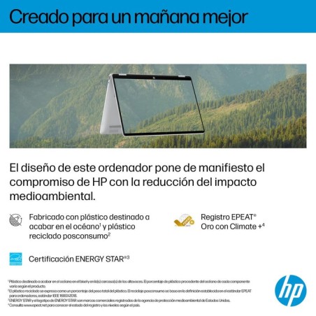 Portátil convertible hp omnibook 5 flip 14-fp0045ns intel core 7-150u 16gb 1tb ssd 14' táctil win11