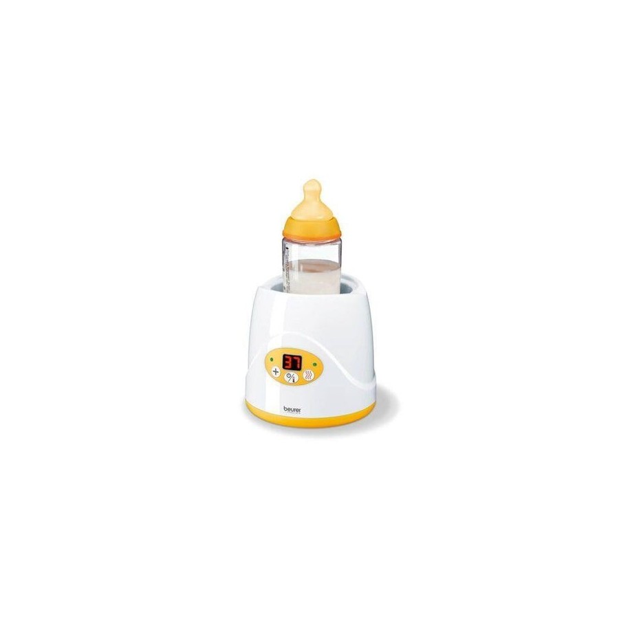 Calentador de biberones digital beurer by-52 función calienta potitos 80w display led con indicación temperatura