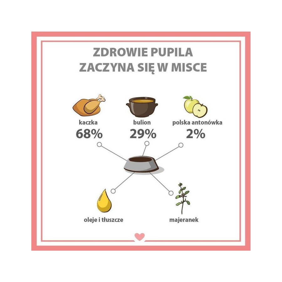 Pupil premium gold kaczka karma mokra para perro 800g