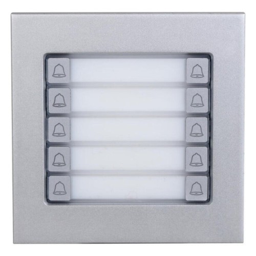 Dahua vto4202f-mdb10 estación exterior modular para videoportero ip con 10 botones para series vto4202f-x