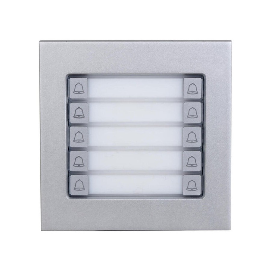Dahua vto4202f-mdb10 estación exterior modular para videoportero ip con 10 botones para series vto4202f-x