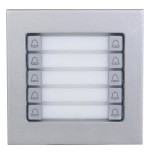 Dahua vto4202f-mdb10 estación exterior modular para videoportero ip con 10 botones para series vto4202f-x