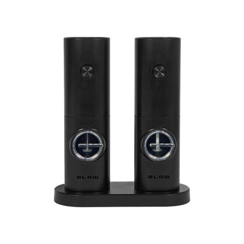 Molinillo eléctrico de sal y pimienta con ventana blow sp-01