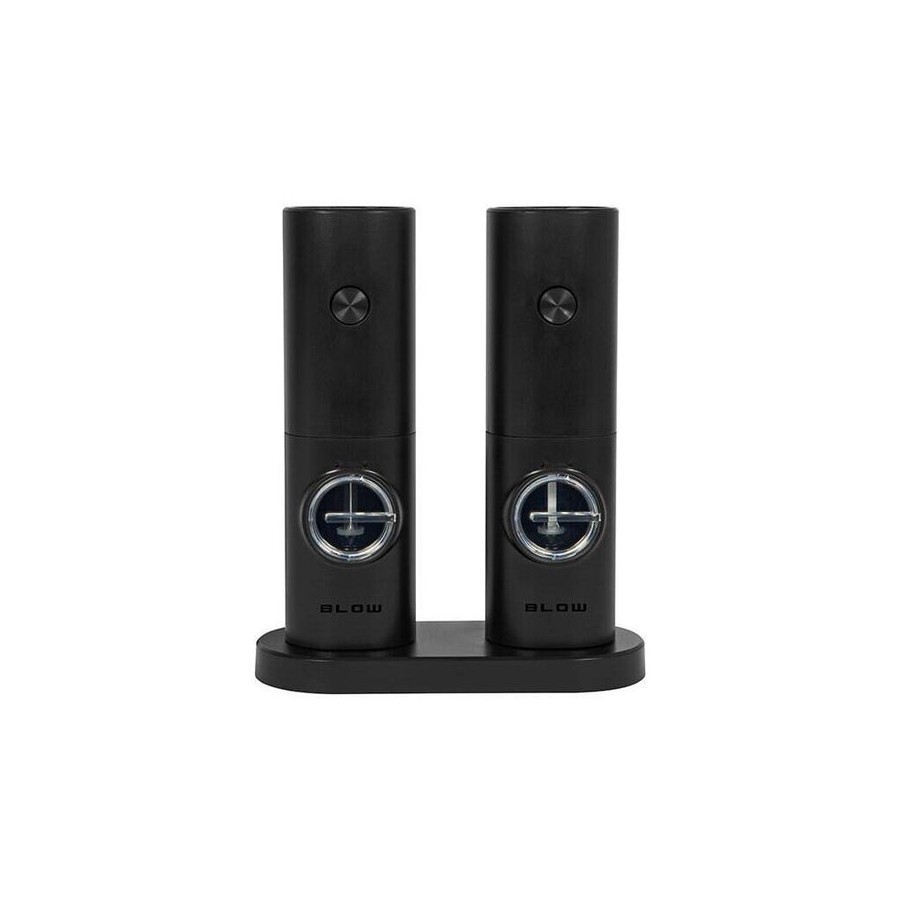 Molinillo eléctrico de sal y pimienta con ventana blow sp-01