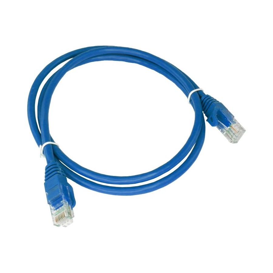 Cable  alantec kku5cza1 de red azul 0.25 m cat5e u/utp (utp)