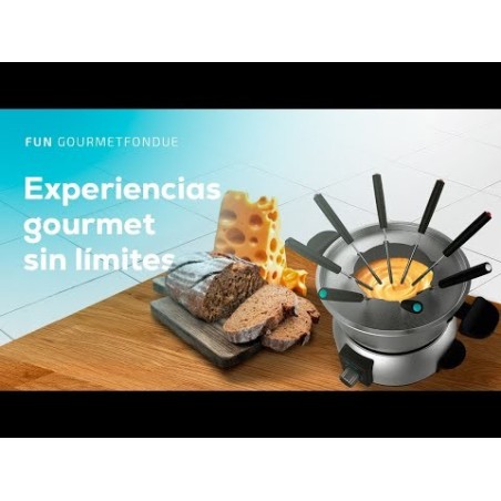 Cecotec elektrisches fun gourmetfondue (edelstahl, 1.000 watt) 8018