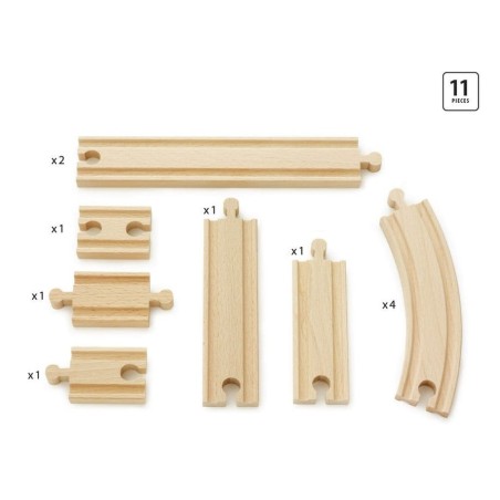 Brio 33401 brio - paquete de expansión para principiantes 11 piezas (33401)