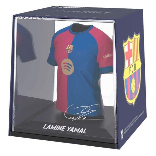 Figura mini camiseta lamine yamal fc barcelona