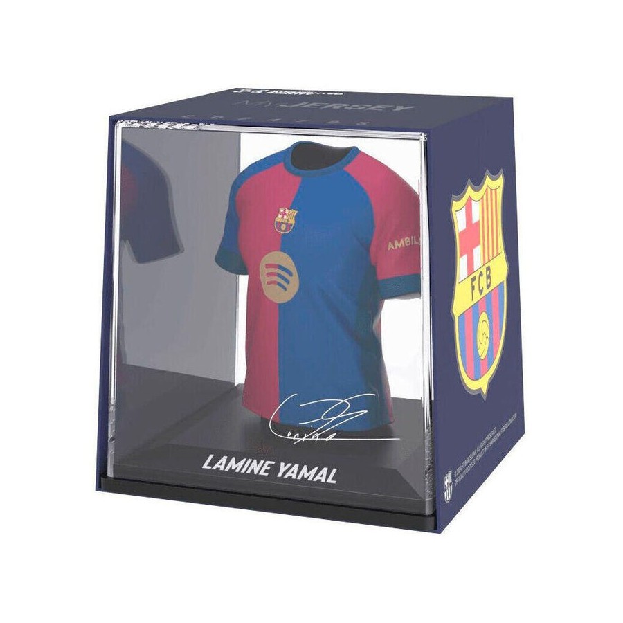 Figura mini camiseta lamine yamal fc barcelona