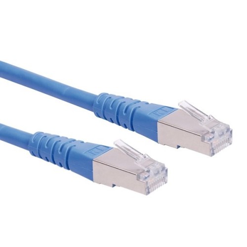 Roline cable de red kat.6 class e s ftp pimf blau 15m