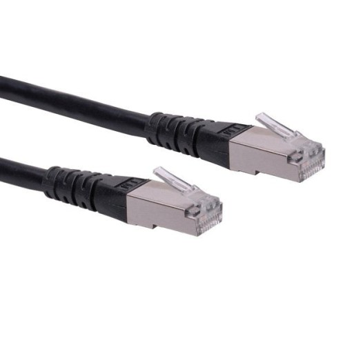 Roline cable de red kat.6 class e s ftp pimf schwarz 3m