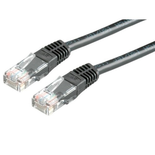 Roline cable de red kat.5e class d utp schwarz 5m