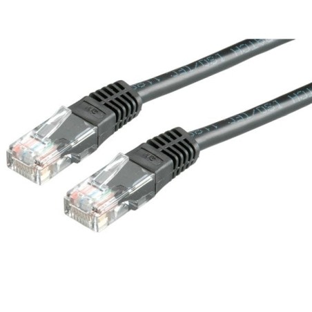 Roline cable de red kat.5e class d utp schwarz 5m