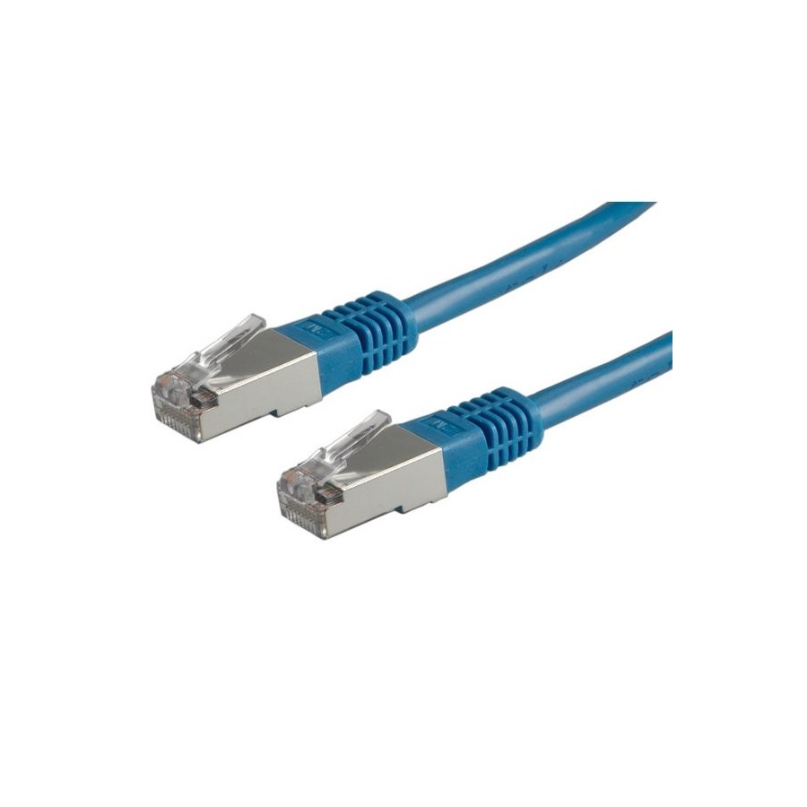 Roline cable de red kat.5e class d s ftp blau 2m
