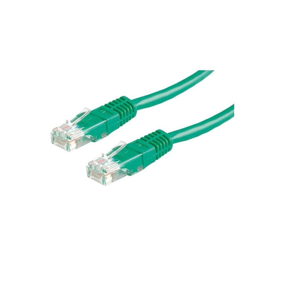 Roline cable de red kat.5e class d utp grn 5m