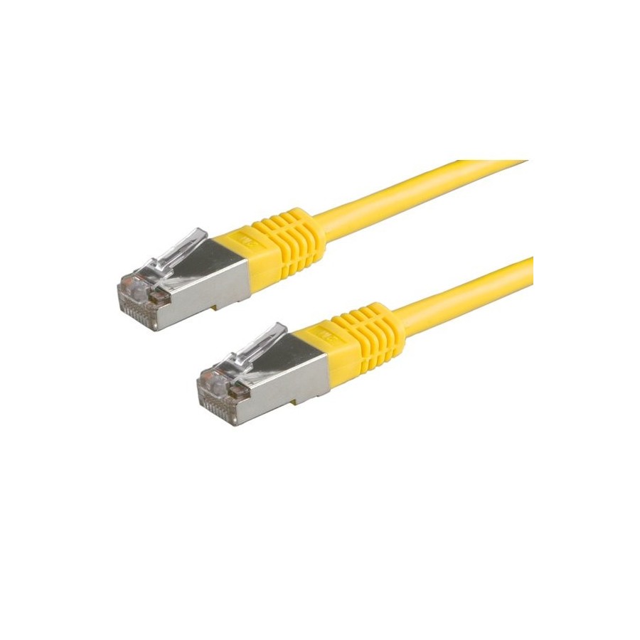 Roline cable de red kat.5e class d s ftp gelb 2m