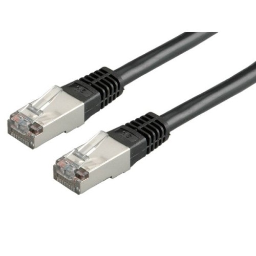 Roline cable de red kat.5e class d s ftp schwarz 5m