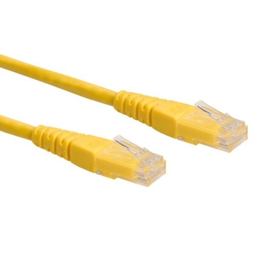 Roline cable de red kat.6 class e utp gelb 1m