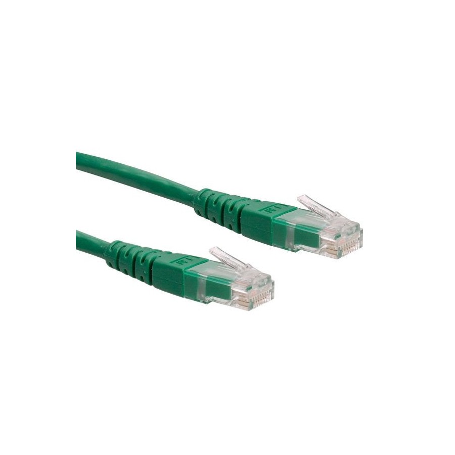 Roline cable de red kat.6 class e utp grn 2m